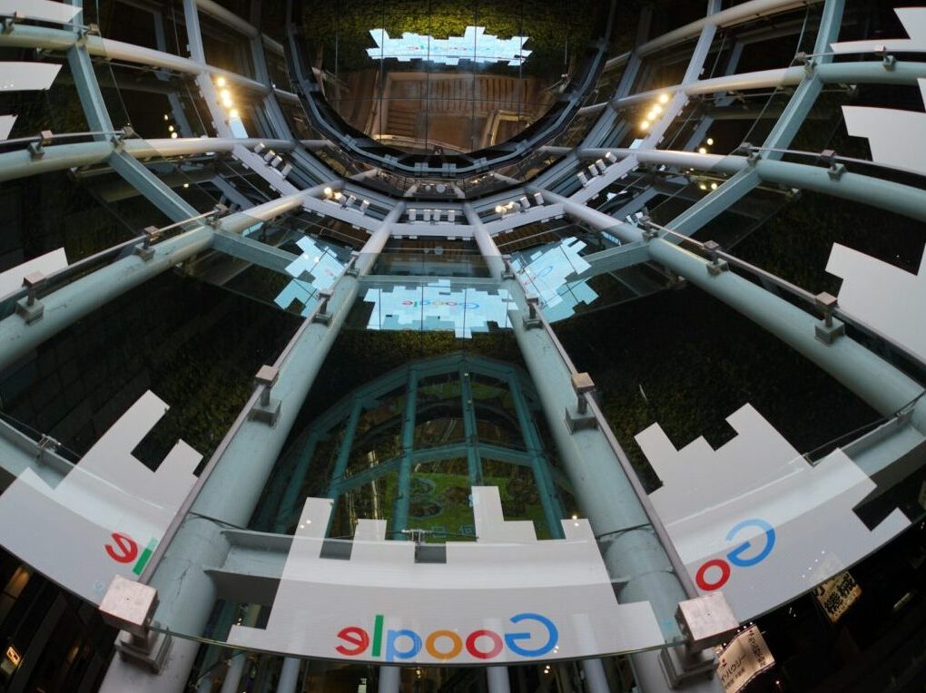 picture of inside of google building