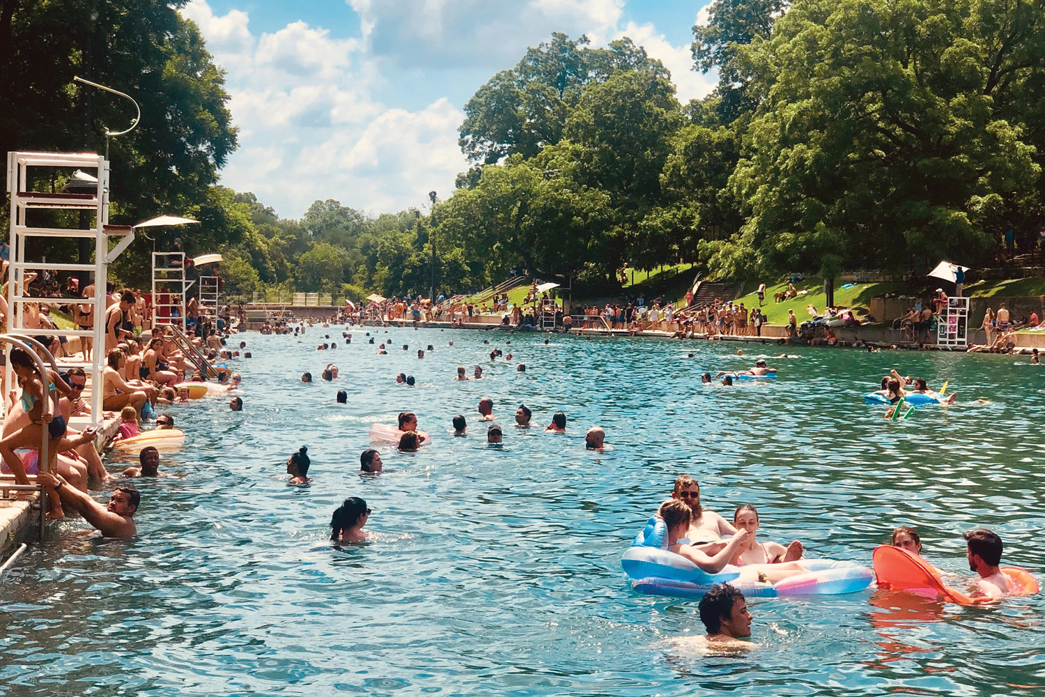 Barton Springs pool in Austin