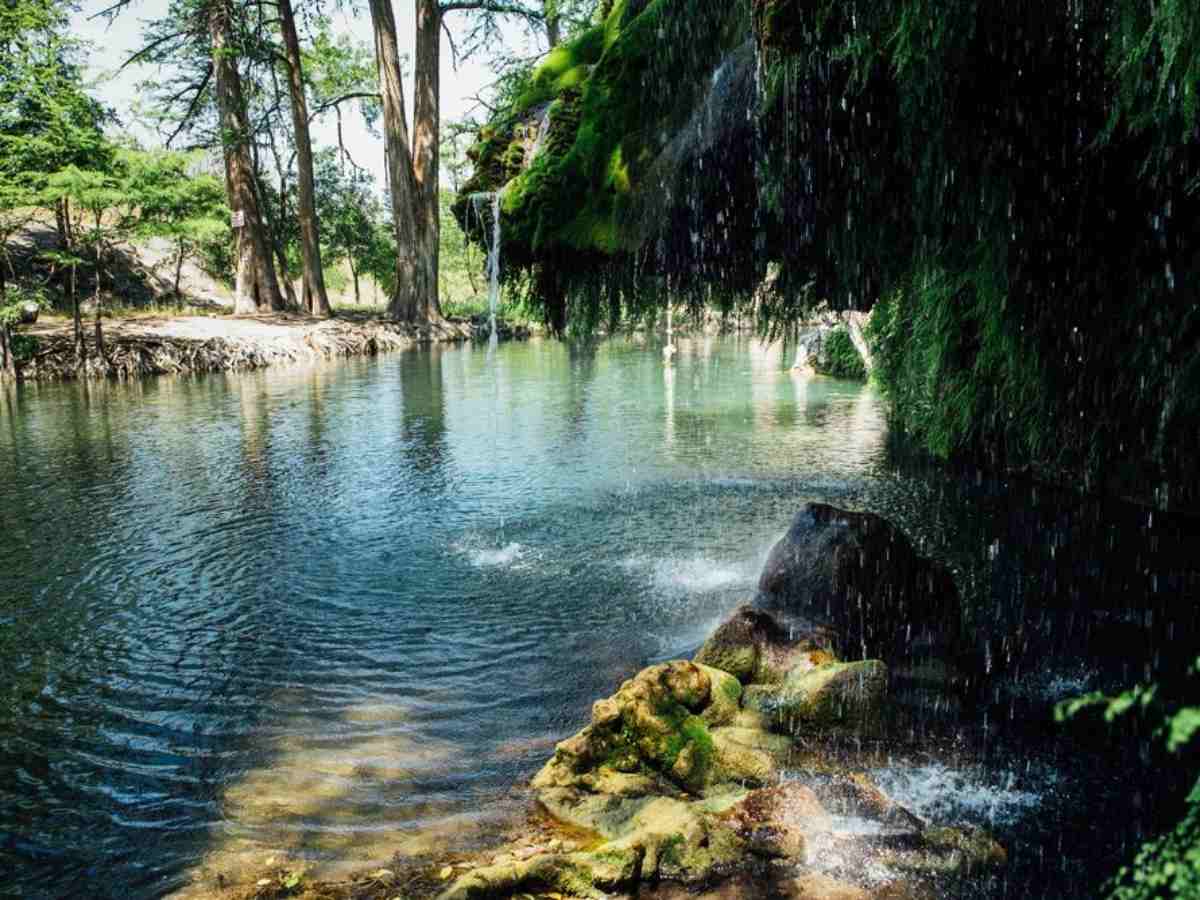 Secret swimming hole for article for article 10 Secret Hidden Gems in Austin for newcomers moving to Austin.