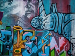 Grafiti rhino - top things to do in Austin over Labor Day