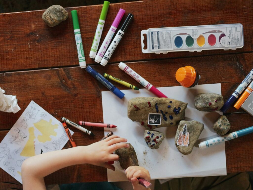 childs markers and crayons. Austin summer camps